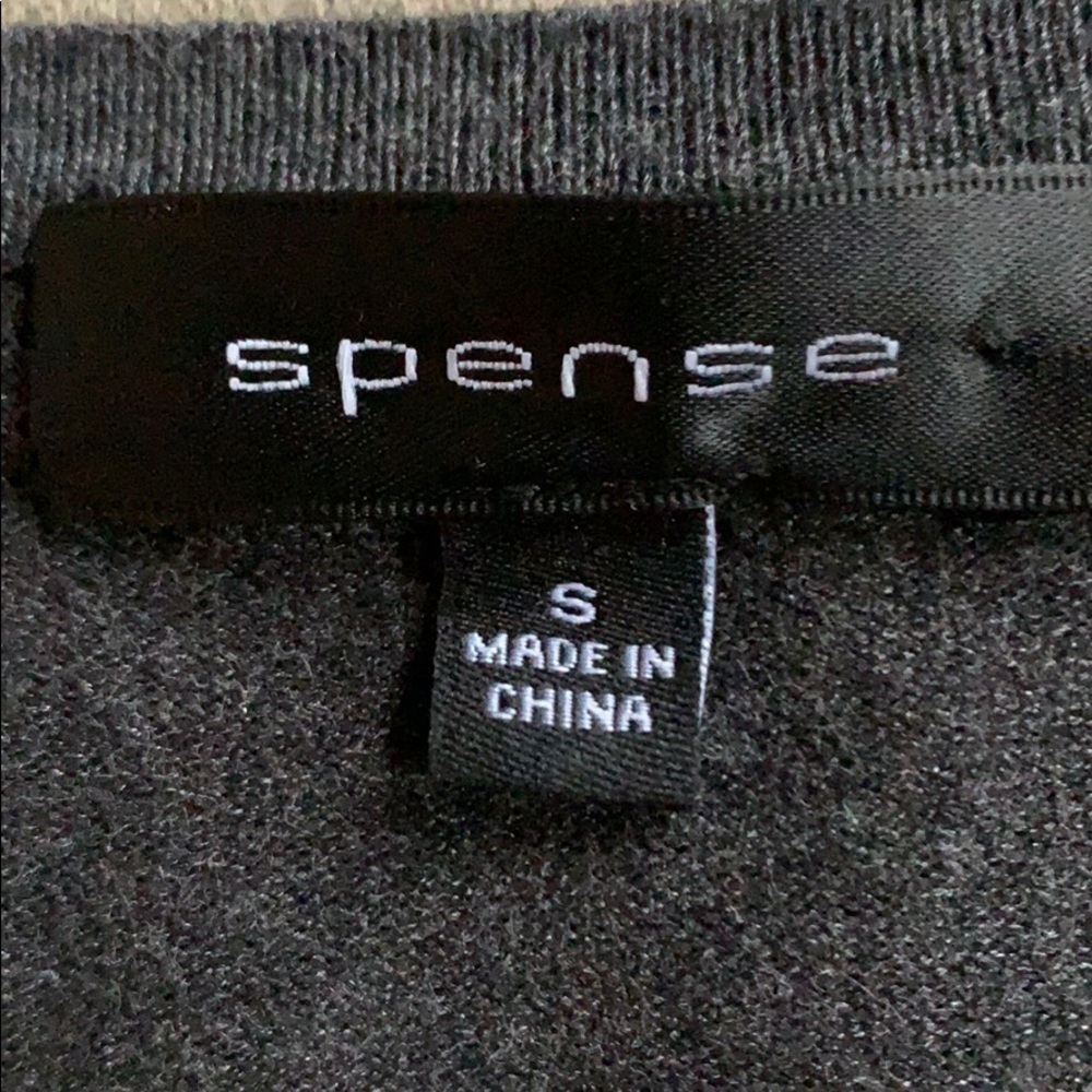 Dark gray cardigan with black appliques - Picture 6 of 7